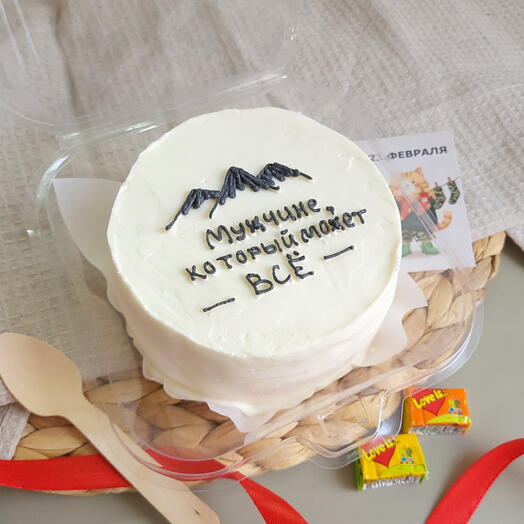 Подарок мужчине - бенто торт 400г 🧁