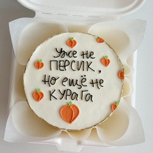 Бенто торт для подруги уже не персик