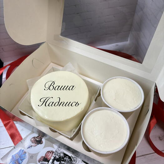 Набор:тортик+2 cake to go