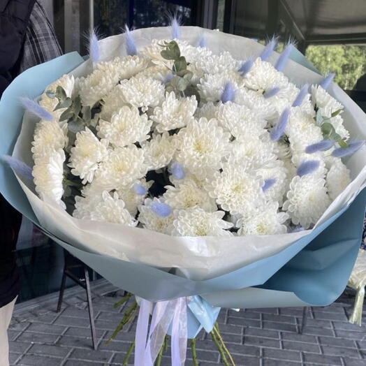 Букет голубой колосок