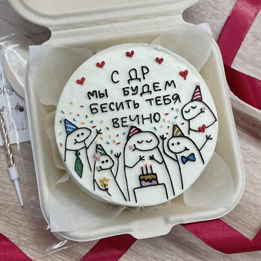 Бенто-торт на день рождения от друзей и семьи