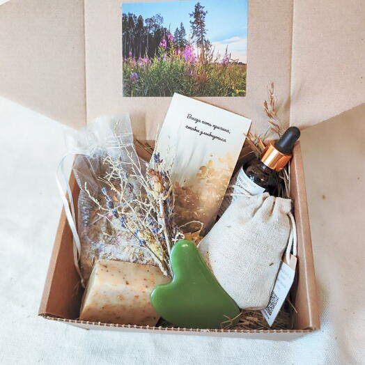 Бокс подарочный к 8 марта «Ритуал заботы»