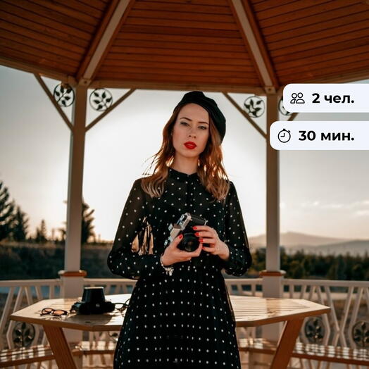 Фото на высоте. Фотосессия на крыше