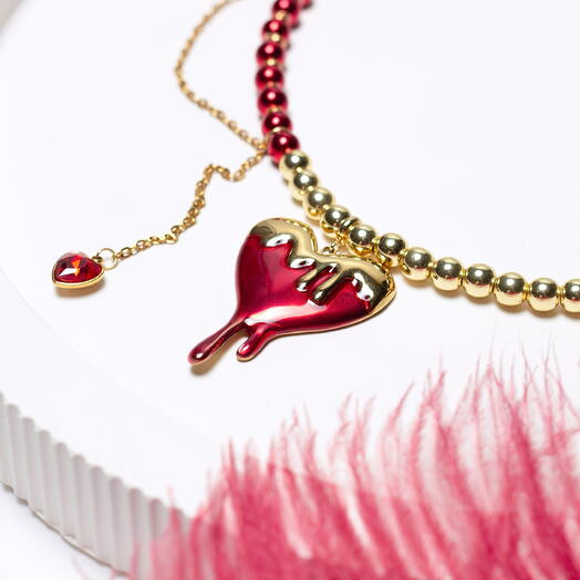 Колье сердце