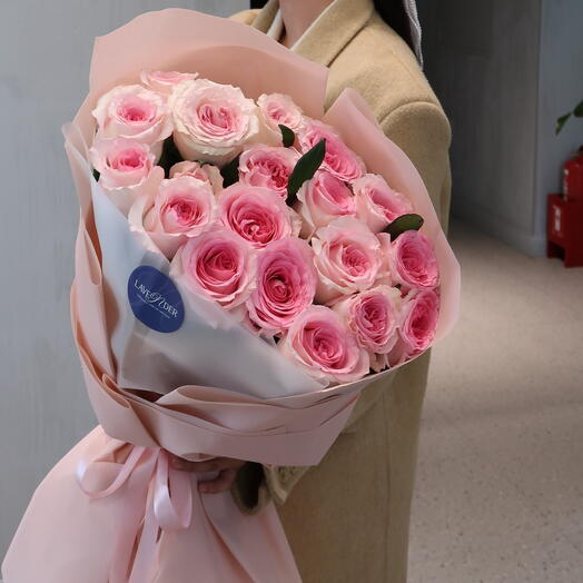 Pink roses 70-80cm