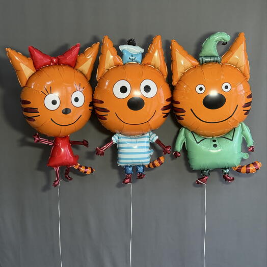 Фигуры кошек из мультика