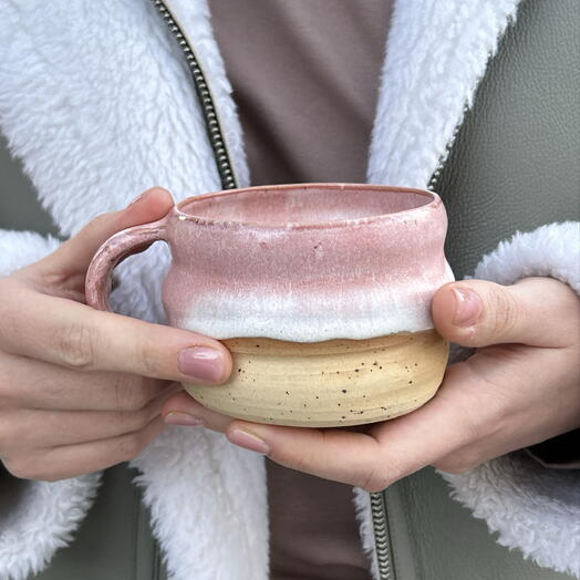 Кружка керамическая ручной работы