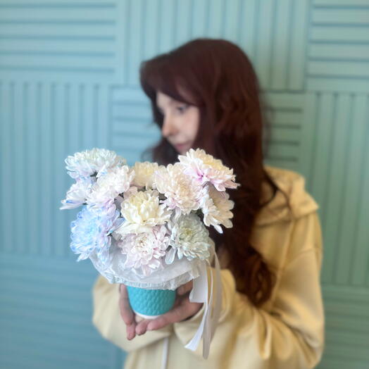 Цветочный стаканчик 💙