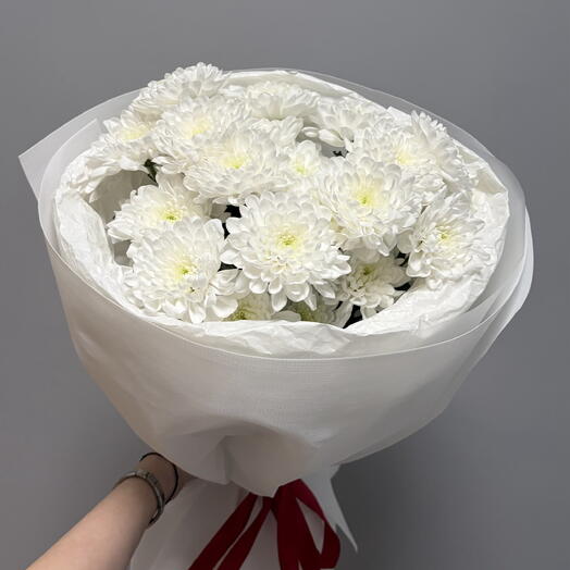 Монобукет из кустовых хризантем (XS)