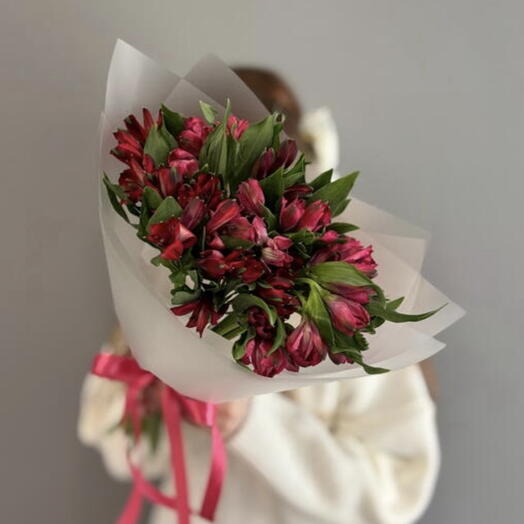 Моно букет из альстромерий🌺