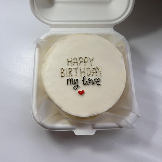 Бенто торт « happy birthday my love»