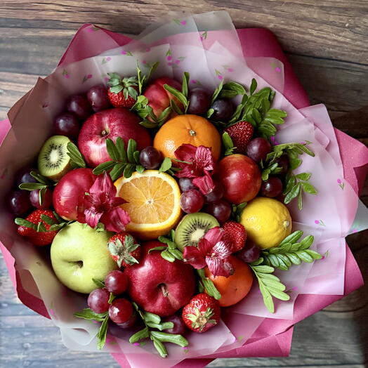 Букет из фруктов. Фруктовый букет 🍎