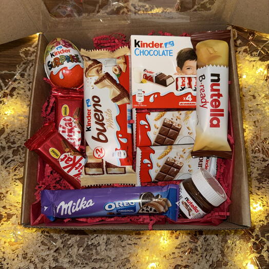 Сладкий бокс «Сладость в радость» kinder Milka
