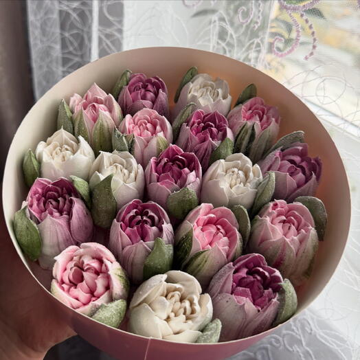 Зефирные тюльпаны