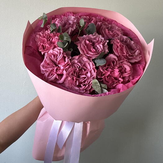 Букет из роз кантри блю😍