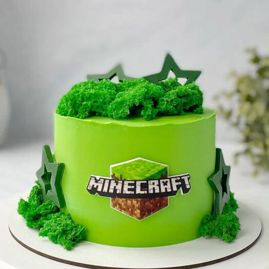 Торт МайнКрафт 💚
