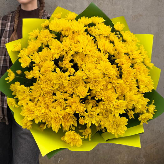 Желтые хризантемы 🌻