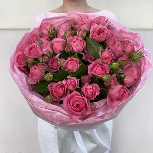 Ягодка 🌸 моно из кустовых роз