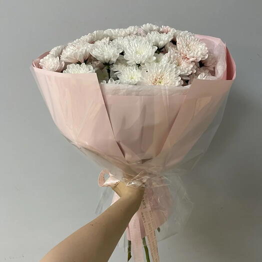 Букет из кустовой хризантемы