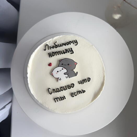 Бенто торт с котиками