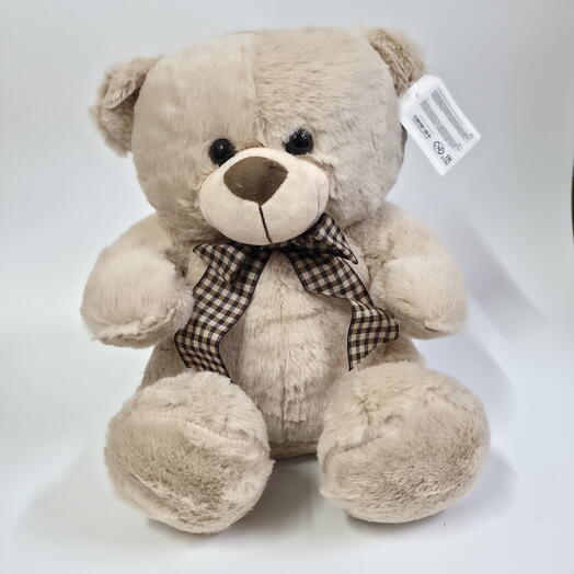 Мягкий плюшевый мишутка с бантом🐻