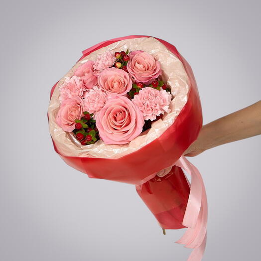 Букет "Пленительные Моменты" S pink