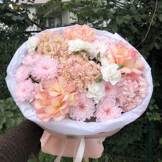 💖Нежный букет с стильном оформлении 💝Bloom Room
