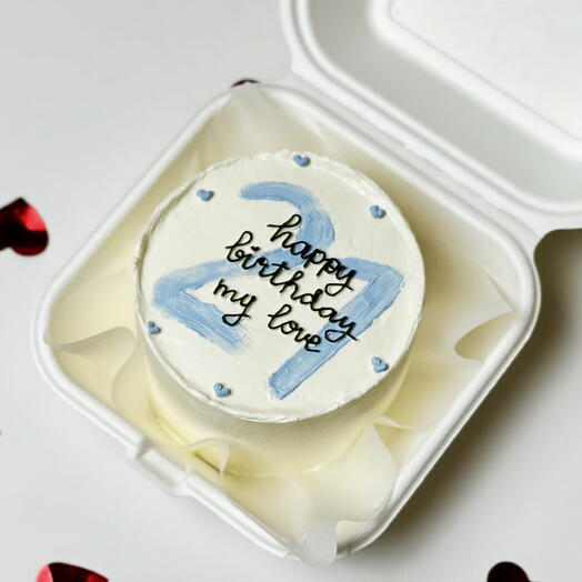 Бенто торт на день рождения с цифрой , happy birthday my love