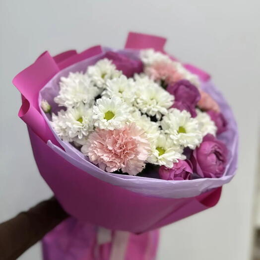 Мисти💗 хризантема, кустовые розы, диантусы