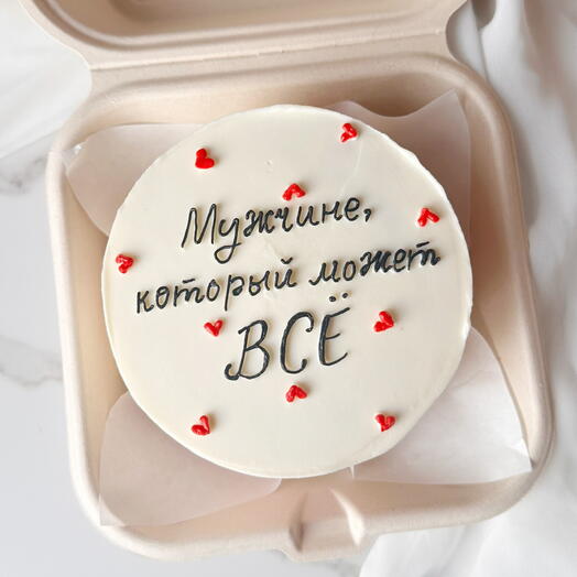 Бенто торт «мужчине, который может всё»