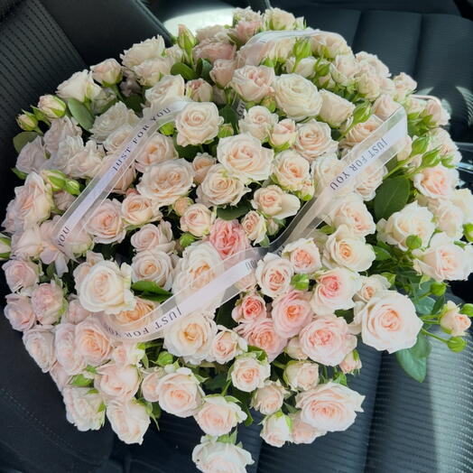 Кремовые кустовые розочки 🎀🩷