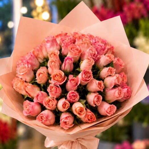 51 розовая роза 🌹