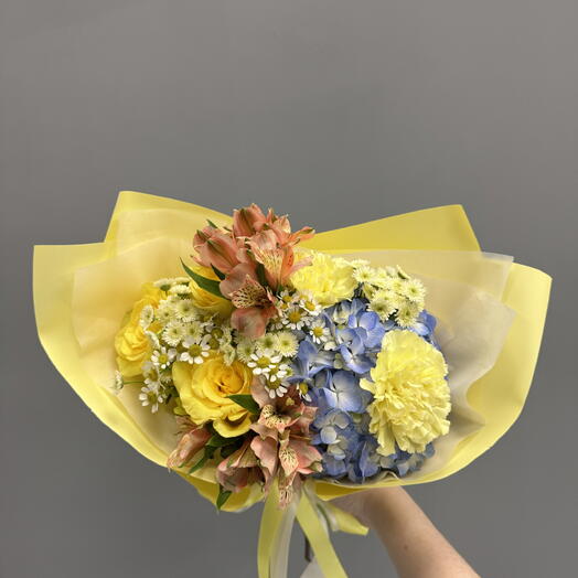 Летний желтый букет для настроения 🌼