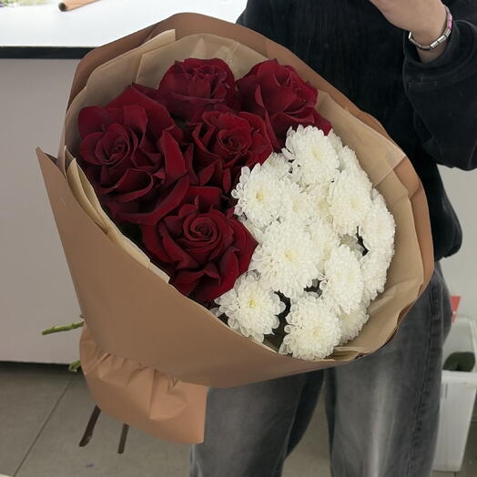 Букет с французскими розами