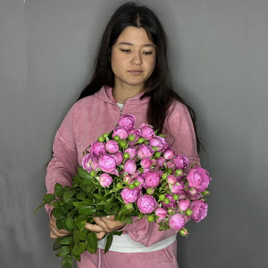 Пачка кустовой Розы Лаванда (10 шт)