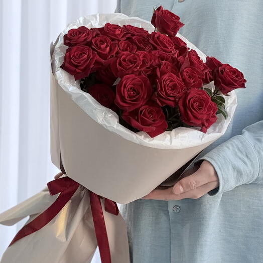 «5 веток бордовых кустовых роз» 🌹️