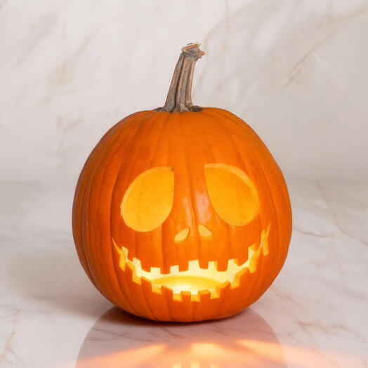 Забавная тыква на Хэллоуин 🎃👻🕸️