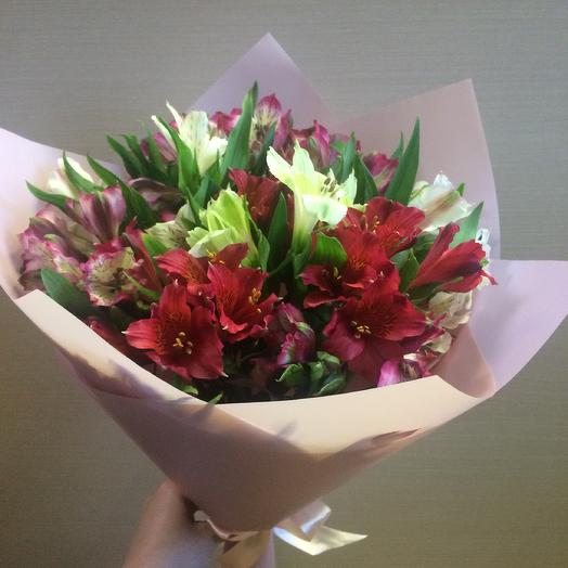 Bouquet of alstroemerias