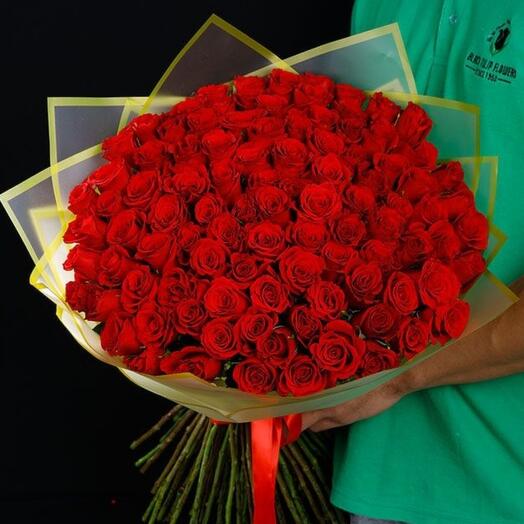 101 red roses