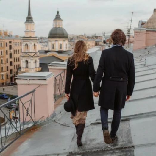 Rooftop tour + photo shoot for two