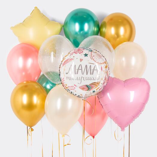 Conjunto de bolas " ¡mamá, eres la mejor!"