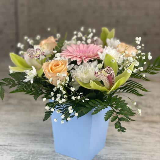 Flowers in a box