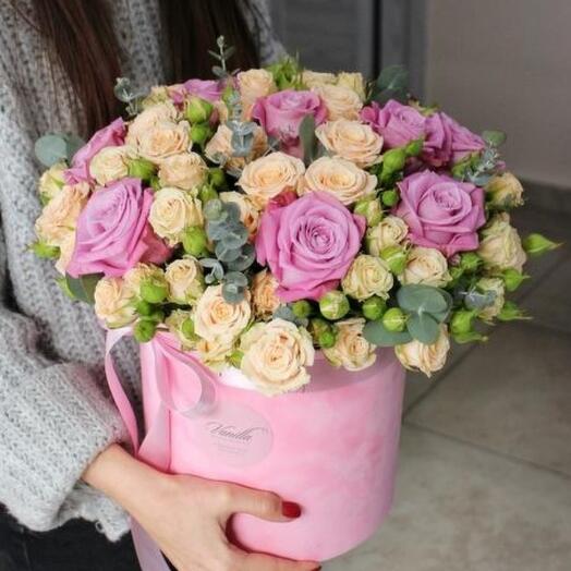 Цветы в коробке 🌸🌸🌸