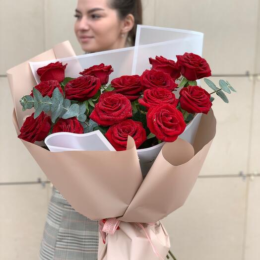 Luxurious velvet roses