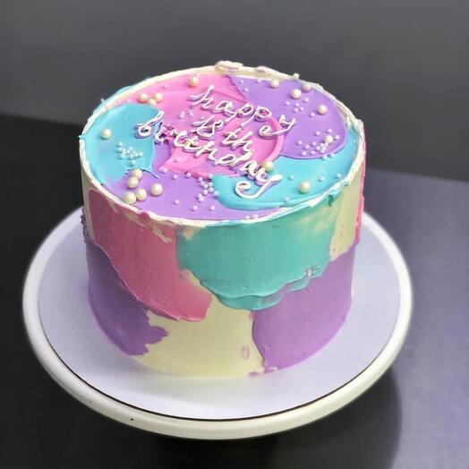 Торт happy birthday
