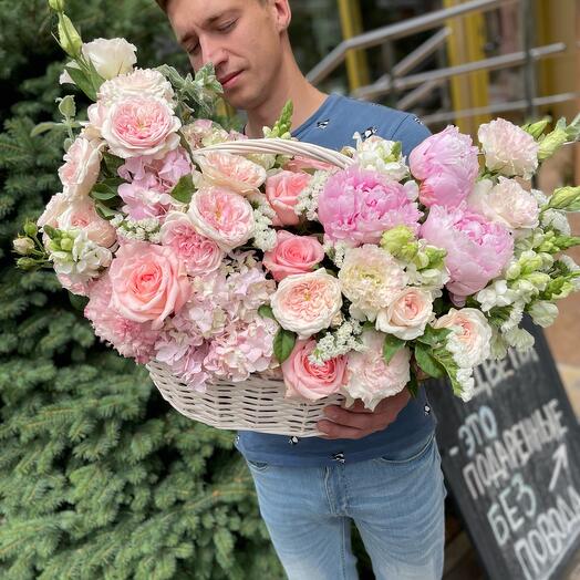 Cesta de flores
