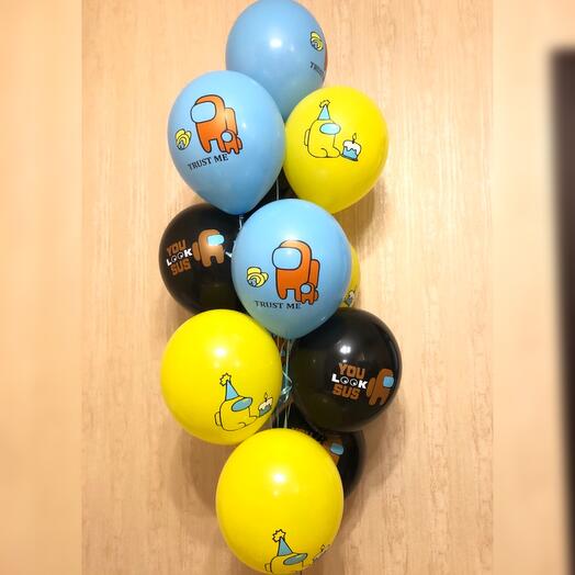 Among ac balloons among us 12 pcs