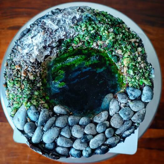 Şokoladlı tort "Geografia"