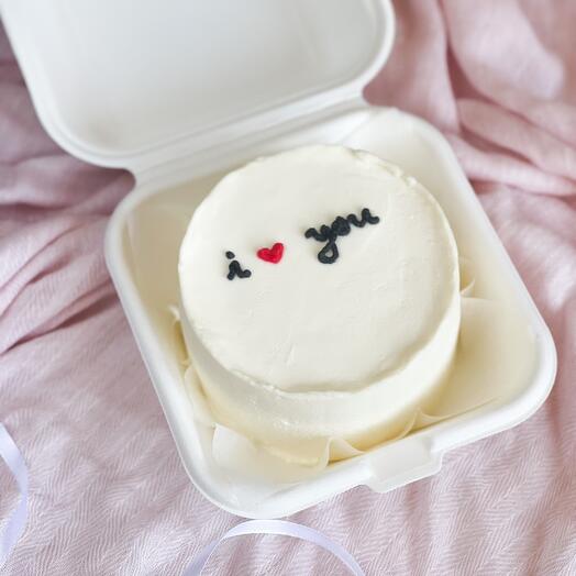 Бенто торт I love you
