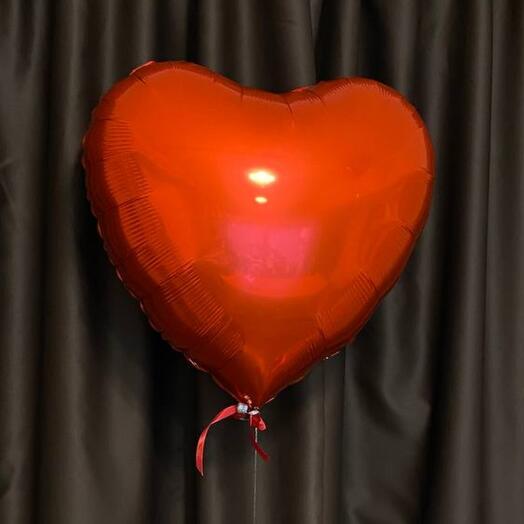 Сердце фольга большое